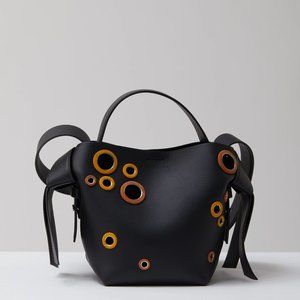 Acne Musubi Mini Sue Eyelet Bag